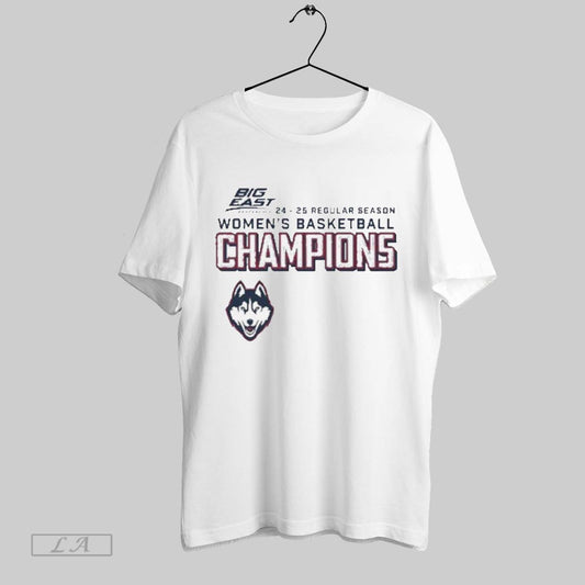 Top Uconn Womens Basketball 2024 2025 Regular Season Champions T Shirt Sweatshirt Hoodie Shirt