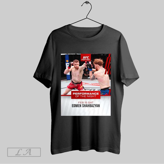 Top Ufc Fight Night Edmen Shahbazyan Performance Of The Night Feb 15 2025 Ufc Vegas 102 Poster T Shirt