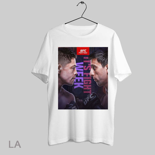 Top Ufc Fight Night Its Fight Week Brandon Moreno Vs Steve Erceg Mexico City We Are Here Poster T Shirt Sweatshirt Hoodie Shirt