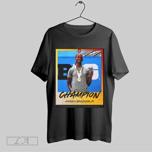 Top Usc Congrats To Johnny Brackins Jr Long Jump 2025 Big Ten Indoor Track Field Championships Poster T Shirt Sweatshirt Hoodie Shirt