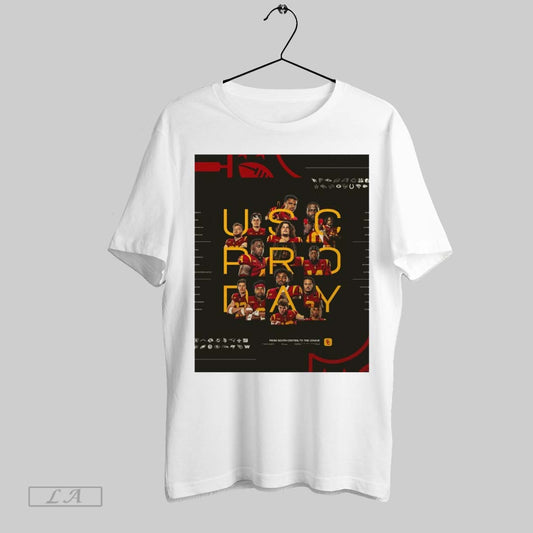 Top Usc Trojans Football Pro Day From South Central To The League Jamil Muhammad Michael Lantz Gavin Meyer Poster T Shirt Sweatshirt Hoodie Shirt