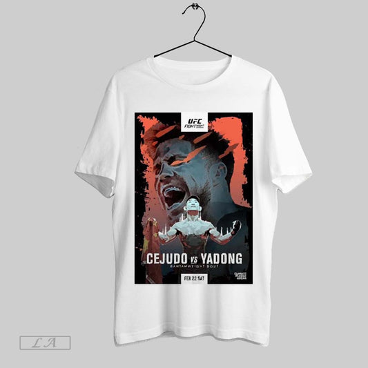 Top Ufc Fight Night Cejudo Vs Yadong Bantamweight Bout February 22 2025 Saturday Poster T Shirt