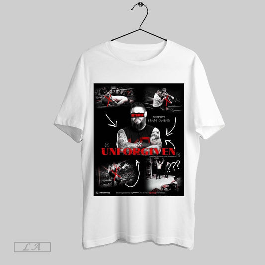Top Unforgiven Sometimes Its Better Not To Forgotten Suspect Kevin Owens Wwe Poster T Shirt