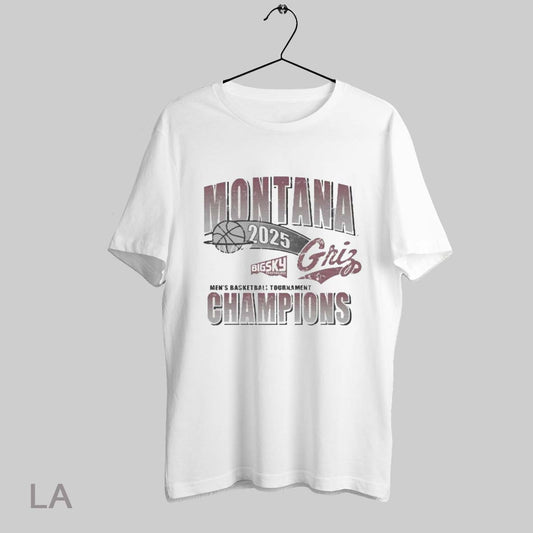 Top University Of Montana Grizzlies Mens Basketball 2025 Big Sky Conference Champions T Shirt Sweatshirt Hoodie Shirt