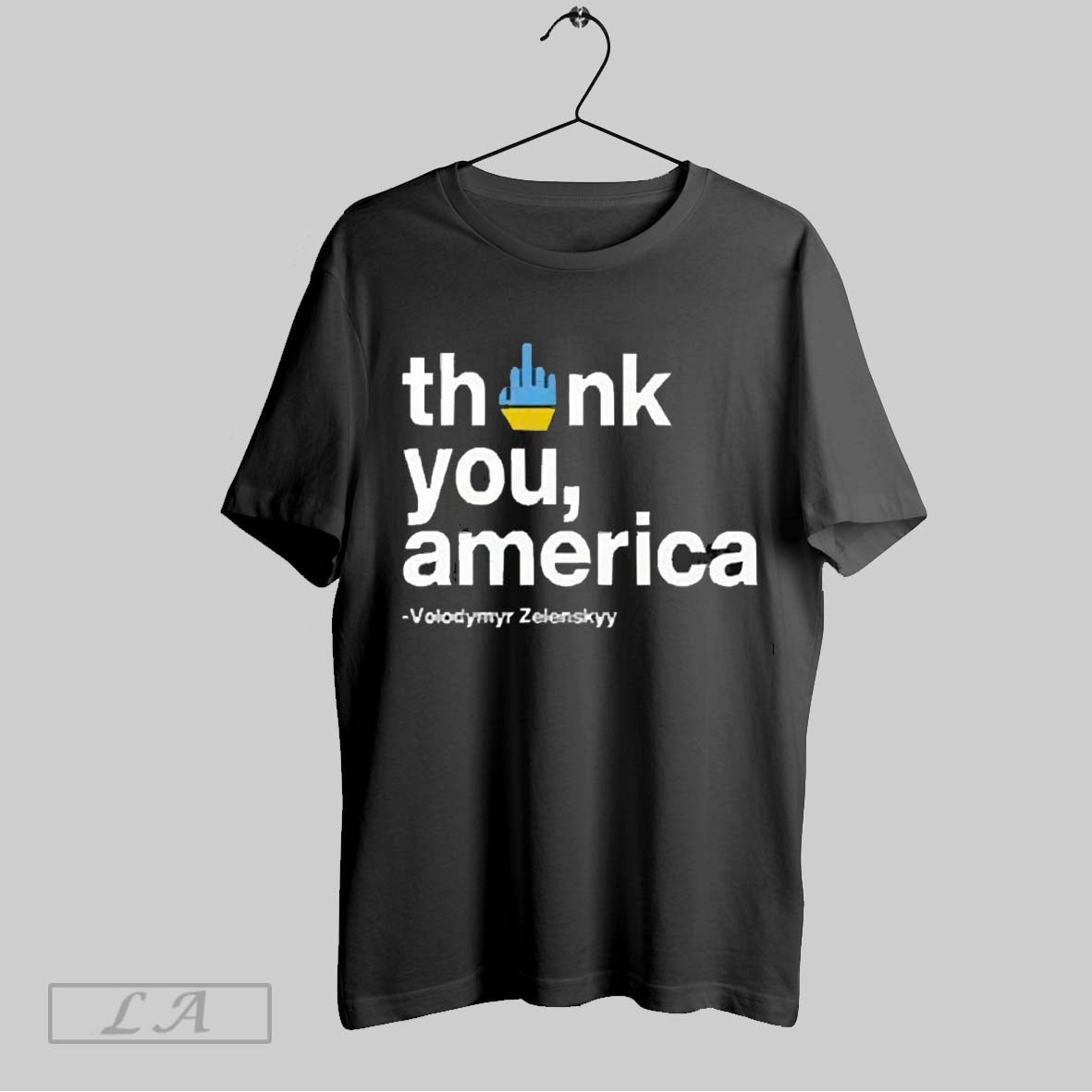 Top Volodymyr Zelensky Thank You America Fuck 2025 T Shirt Sweatshirt Hoodie Shirt