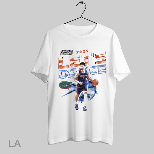 Top Walter Clayton Jr Florida Gators Basketball Lets Dance 2025 March Madness T Shirt Sweatshirt Hoodie Shirt