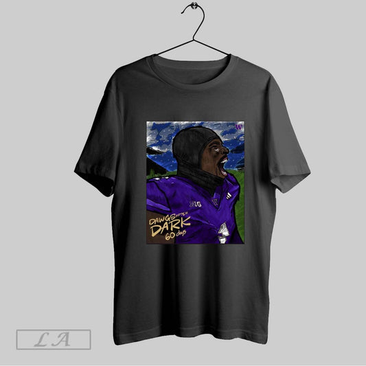 Top Washington Huskies Football Jonah Coleman Dawgs After Dark 60 Days May 2 2025 In Husky Stadium Poster T Shirt Sweatshirt Hoodie Shirt