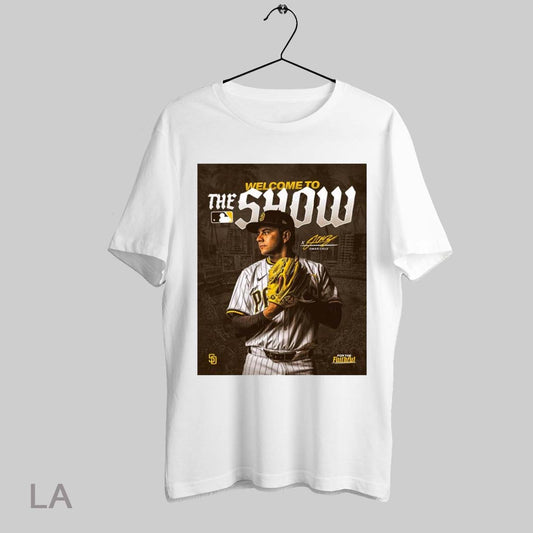 Top Welcome To The Show Omar Cruz San Diego Padres Baseball Mlb For The Faithful Signature T Shirt Sweatshirt Hoodie Shirt