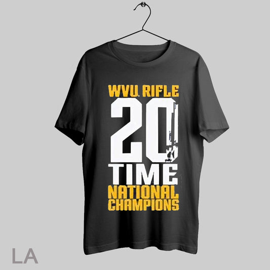 Top West Virginia Mountaineers 20 Time Ncaa Rifle National Champions 2025 T Shirt Sweatshirt Hoodie Shirt