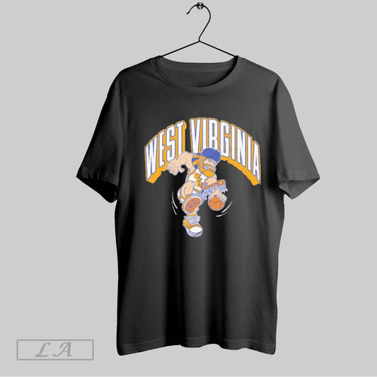 Top West Virginia Mountaineers Dunking Masco T Shirt Sweatshirt Hoodie Shirt