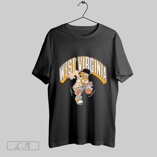 Top West Virginia Mountaineers Dunking Mascot T Shirt Sweatshirt Hoodie Shirt