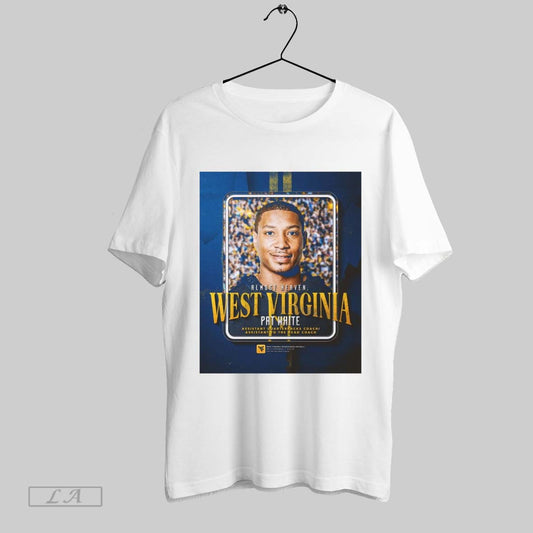 Top West Virginia Football Almost Heaven West Virginia Pat White Assistant Quarterbacks Coach Assistant To The Head Coach Poster Sweatshirt T Shirt
