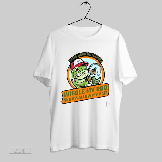 Top Wiggle My Rod And Swallow My Bait Fish 2025 T Shirt Sweatshirt Hoodie Shirt