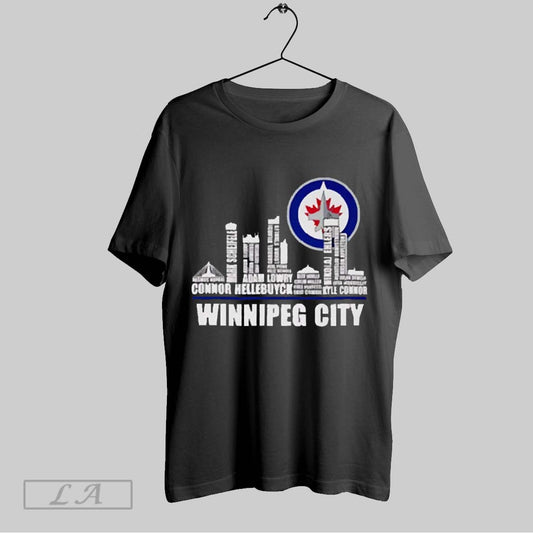 Top Winnipeg City Skyline City Player Name 2025 T Shirt Sweatshirt Hoodie Shirt