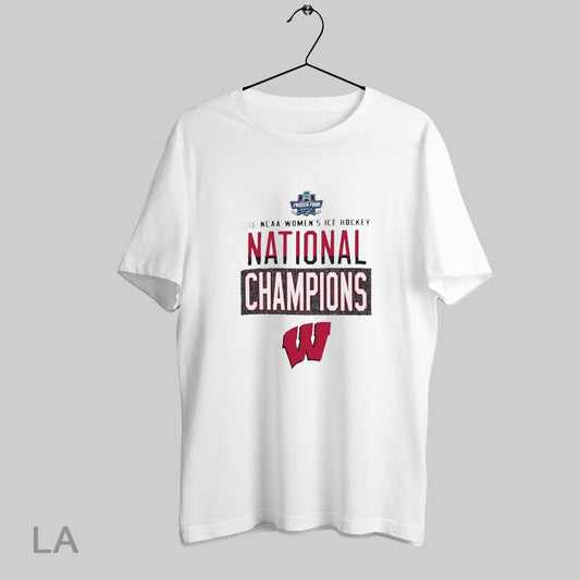 Top Wisconsin Badgers Ncaa Womens Ice Hockey Tournament Frozen Four Champions Locker Room 2025 T Shirt Sweatshirt Hoodie Shirt