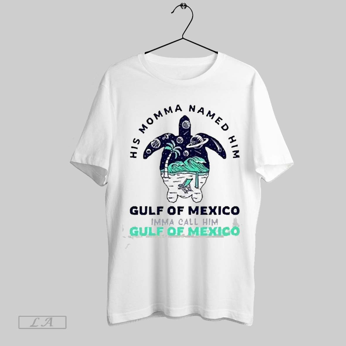 Top Womens His Momma Named Him Gulf Of Mexico Print V Neck 2025 T Shirt Sweatshirt Hoodie Shirt