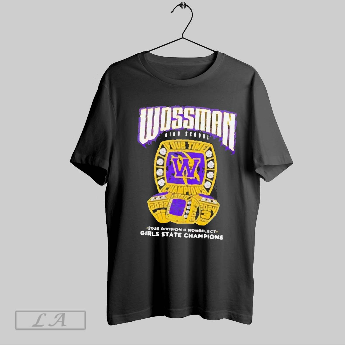 Top Wossman High School Four Time Champions 2025 Division Ii Non Select Girls State Champions T Shirt Sweatshirt Hoodie Shirt