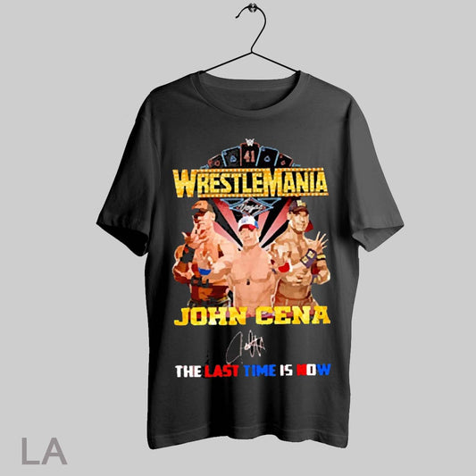 Top Wrestlemania John Cena The Last Time Is Now 2025 T Shirt Sweatshirt Hoodie Shirt
