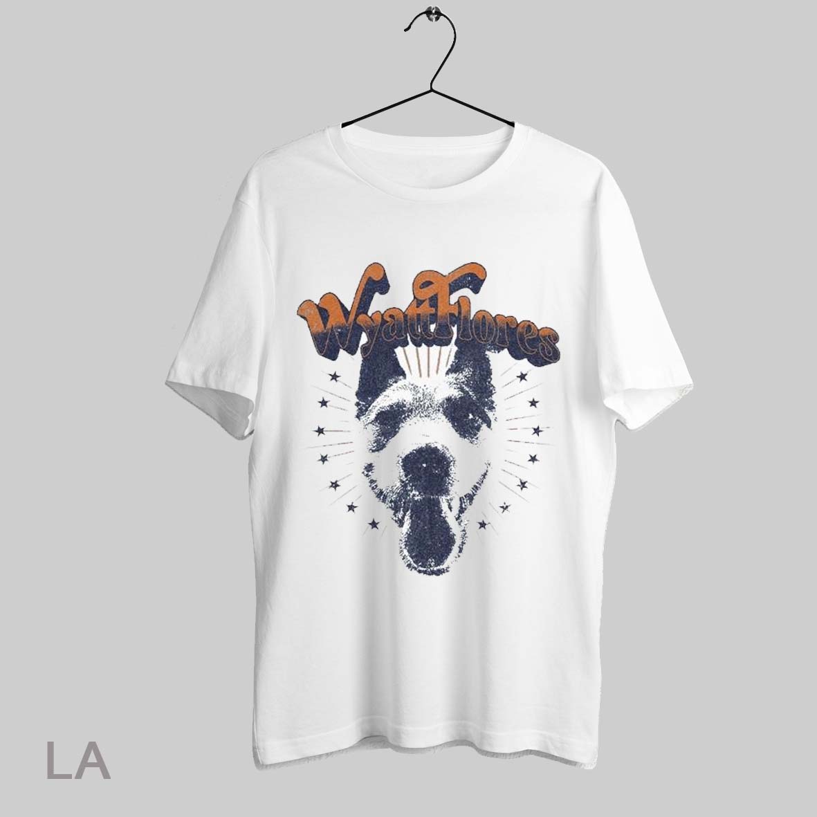Top Wyatt Flores Heeler Dog Stars T Shirt Sweatshirt Hoodie Shirt