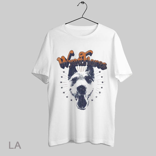 Top Wyatt Flores Heeler Dog Stars T Shirt Sweatshirt Hoodie Shirt