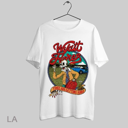 Top Wyatt Flores Times Are Getting Hard Skeleton T Shirt Sweatshirt Hoodie Shirt