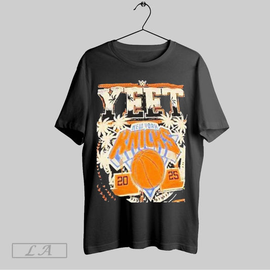 Top Yeet Main Event Jey Uso With New York Knicks Basketball 2025 T Shirt Sweatshirt Hoodie Shirt