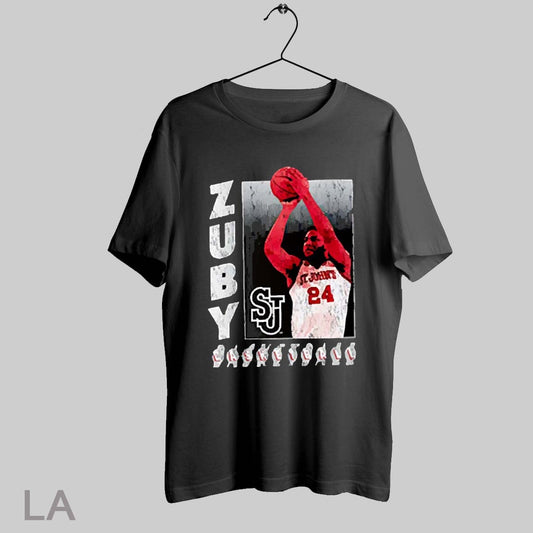 Top Zuby Ejiofor St Johns Basketball Box Graphic 2025 T Shirt Sweatshirt Hoodie Shirt