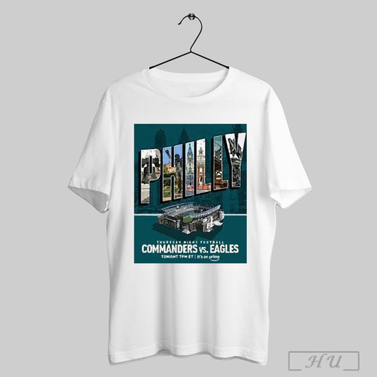 Trending Awesome The City Of Brotherly Love Philly Thursday Night Football Philadelphia Eagles Vs Washington Commanders Nfl 2024 Poster T Shirt Sweatshirt