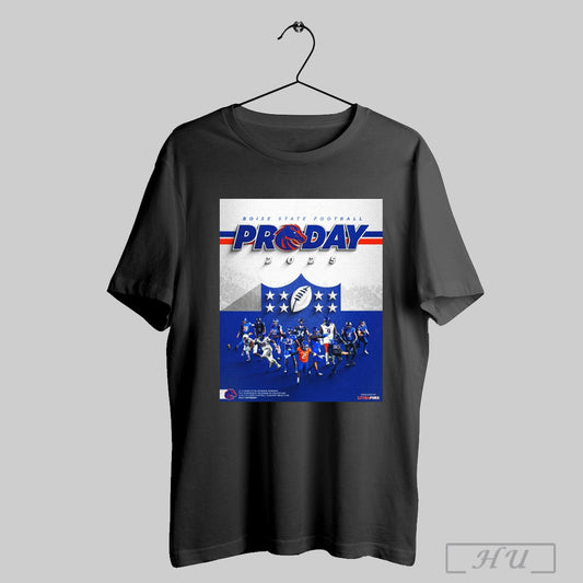 Trending Boise State Broncos Football 2025 Pro Day 2025 College Football Playoff Selection Built Different Poster T Shirt Sweatshirt