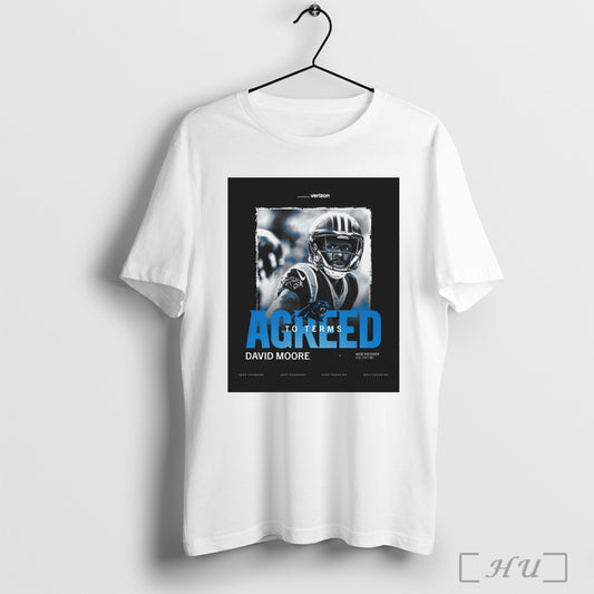 Trending Carolina Panthers Have Agreed To Terms With David Moore Wide Receiver Keep Pounding Poster T Shirt Sweatshirt