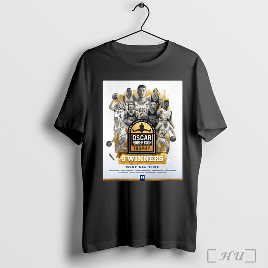 Trending Duke Mens Basketball Usbwa Player Of The Year Oscar Robertson Trophy 9 Winners Most All Time Poster T Shirt Sweatshirt