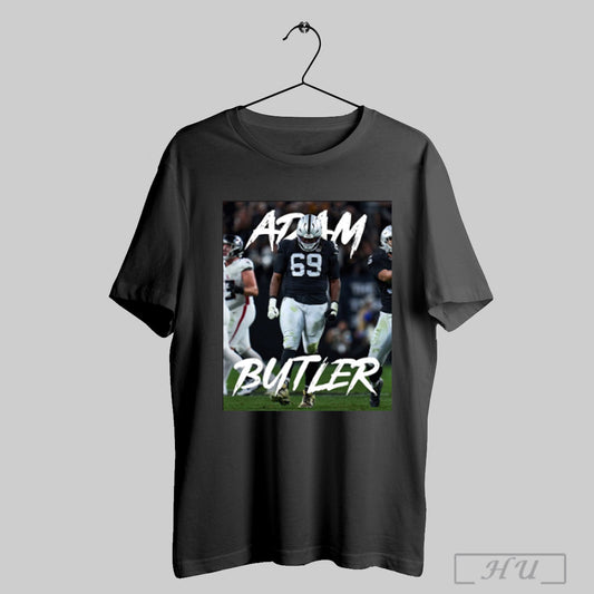 Trending Las Vegas Raiders Nfl Football Adam Butler Dt First Line Of Defense Raider Nation Poster T Shirt Sweatshirt