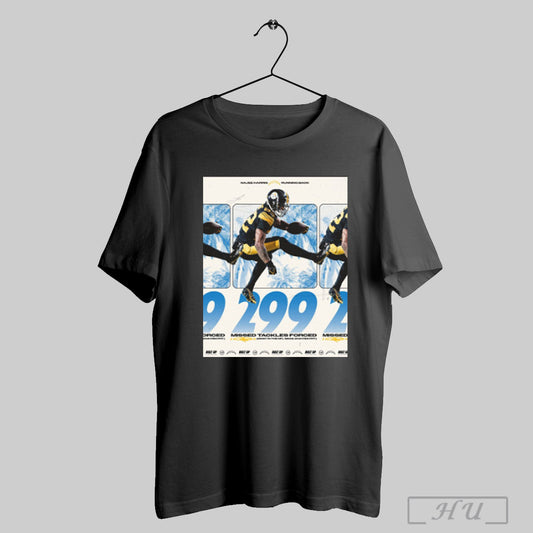 Trending Los Angeles Chargers Najee Harris Running Back 299 Missed Tackles Forced Os In The Nfl Since 2021 Signature Poster T Shirt Sweatshirt
