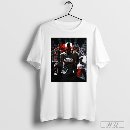 Trending Mlb Opening Day 2025 Zach Eflin Opening Day Starter Baltimore Orioles Baseball Poster T Shirt