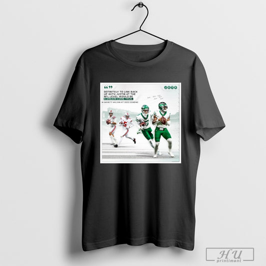 Trending New York Jets Definitely To Link Back Up With Justin At The Nfl Level Would Be A Dream Come True Garrett Wilson And Justin Fields Poster T Shirt Sweatshirt