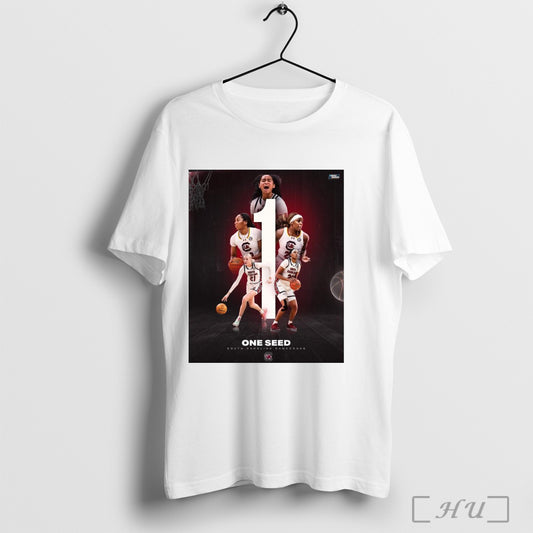 Trending Official Poster South Carolina Gamecocks Womens Basketball One Seed At Region 2 In Birmingham 2025 Ncaa March Madness T Shirt Sweatshirt