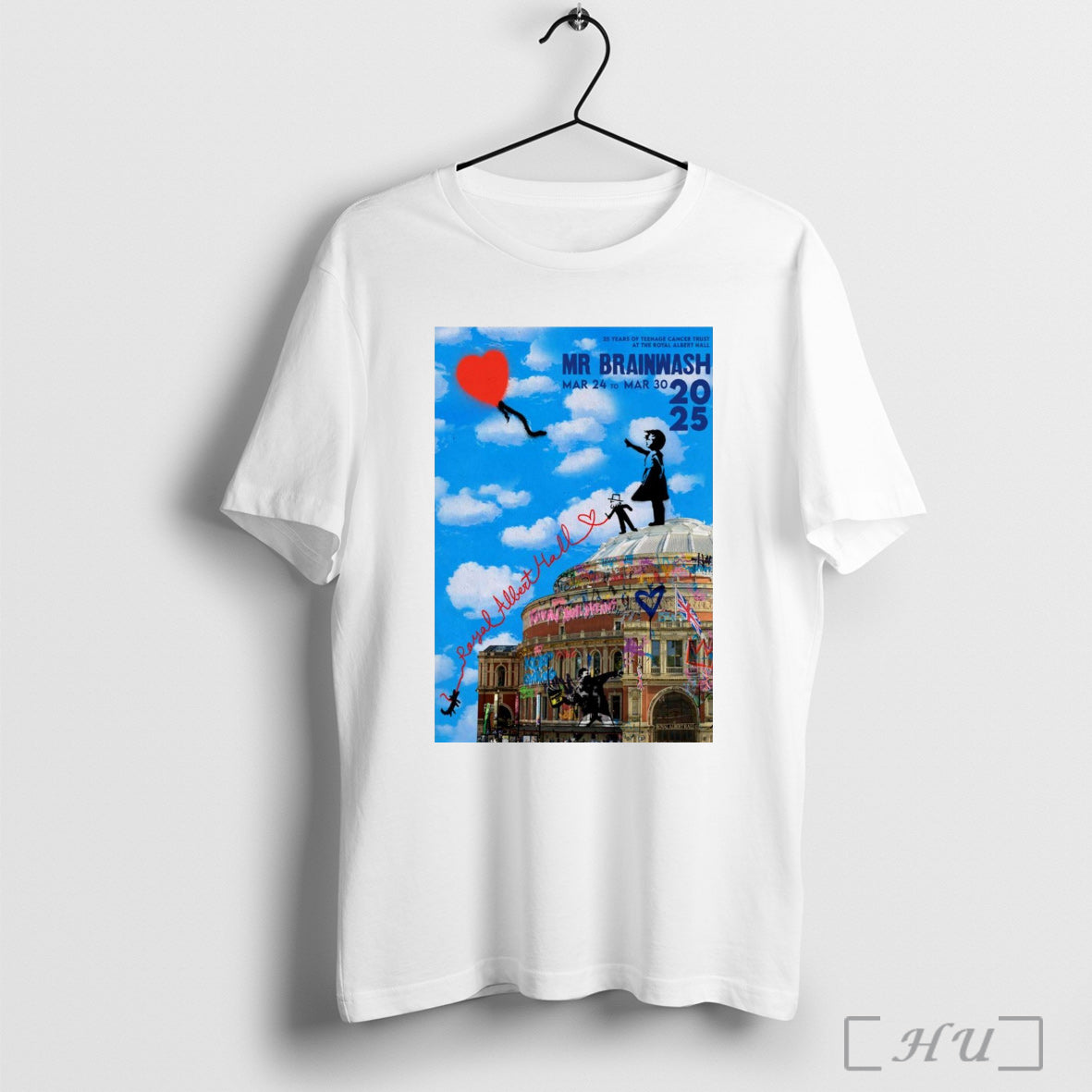 Trending Poster 25 Years Of Teenage Cancer Trust At The Royal Albert Hall Mr Brainwash Autographed Print Mar 24 30 2025 T Shirt Sweatshirt