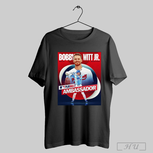 Trending Poster Bobby Witt Jr Kansas City Royals Mlb Baseball Playball Ambassador Shortstop T Shirt Sweatshirt