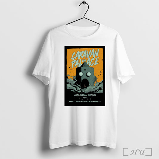 Trending Poster Caravan Palace Live Denver Co April 1 North American Tour 2025 Mission Ballroom T Shirt Sweatshirt