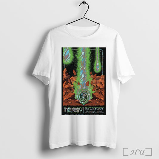 Trending Poster Mersiv April 4 2025 Red Rocks Amphitheatre Morrison Co Concert Attack On Mars T Shirt Sweatshirt