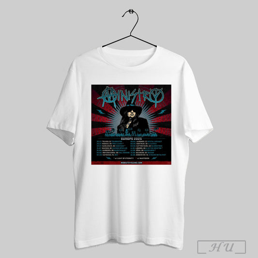Trending Poster Ministry Summer Europe Tour 2025 Headline Shows With Light Of Eternity July And August T Shirt Sweatshirt