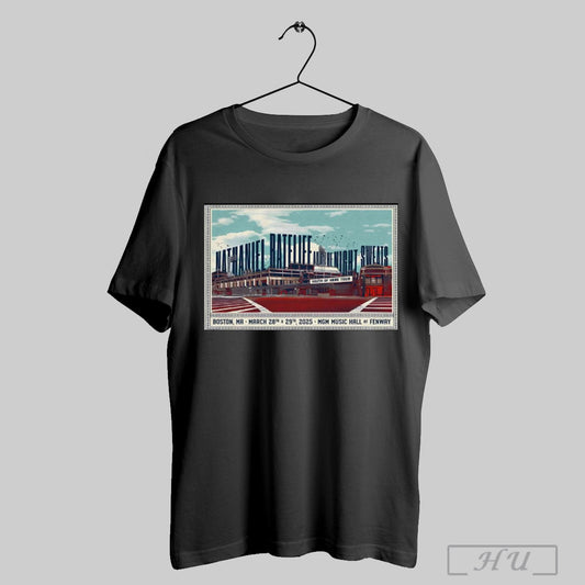 Trending Poster Nathaniel Rateliff Boston Massachusetts Mar 28 29 2025 Event Mgm Music Hall At Fenway T Shirt Sweatshirt