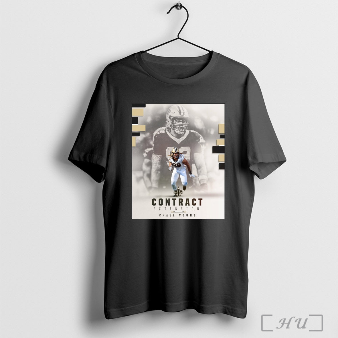 Trending Poster New Orleans Saints Football And Chase Young Agree To Terms On A 3 Year Contract Extension T Shirt Sweatshirt