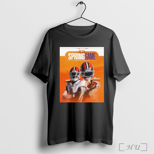 Trending Poster Spring Game Clemson South Carolina Team White And Team Orange April 5th 2025 T Shirt Sweatshirt