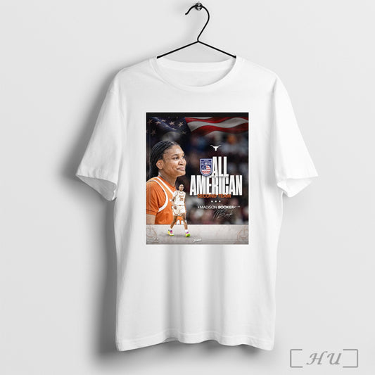 Trending Poster Texas Womens Basketball Usbwa All American Second Team Madison Booker Signature T Shirt Sweatshirt