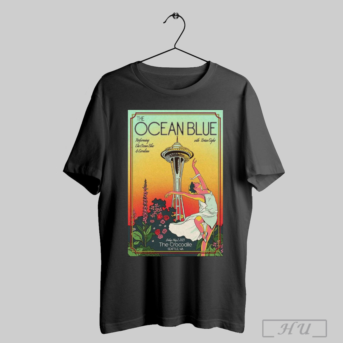 Trending Poster The Ocean Blue With Brian Tighe May 2 2025 The Crocodile Seattle Wa Tour T Shirt Sweatshirt