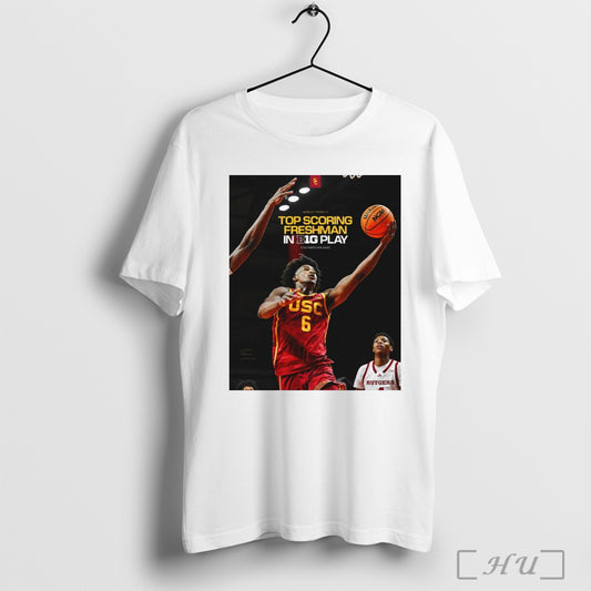 Trending Poster Usc Trojans Mens Basketball Wesley Yates Iii Top Scoring Freshman In B1g Play T Shirt Sweatshirt