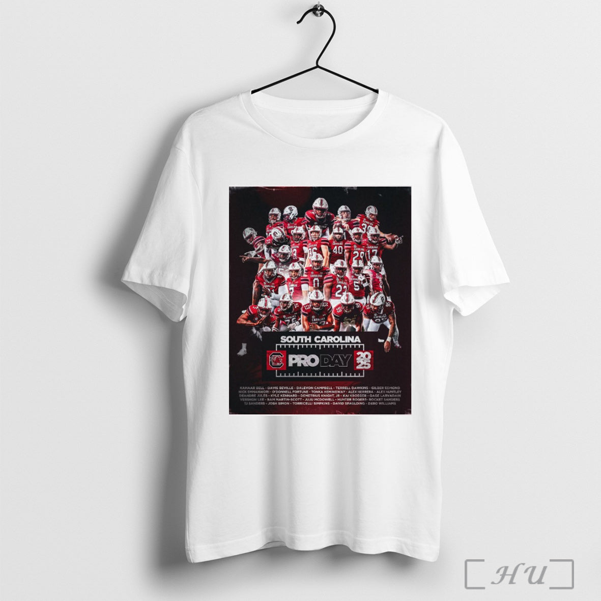 Trending South Carolina Gamecocks Football Pro Day 2025 Kamar Bell Davis Beville Dalevon Campbell Poster T Shirt Sweatshirt