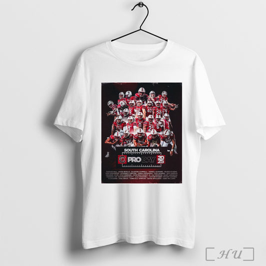 Trending South Carolina Gamecocks Football Pro Day 2025 Kamar Bell Davis Beville Dalevon Campbell Poster T Shirt Sweatshirt