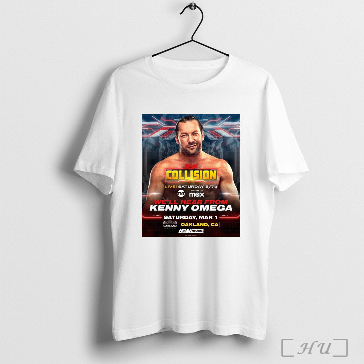 Trendy Aew Collision Well Hear From Kenny Omega Saturday March 1 2025 Oakland Ca Poster T Shirt